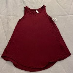 Maroon Tank Top